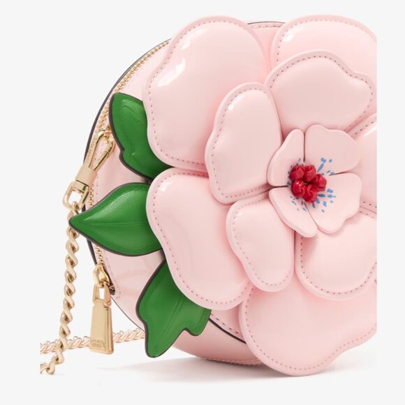 Kate Spade In the Garden 3D Mini Crossbody Flower Purse Pastry Pink - SOLD OUT - Picture 6 of 8